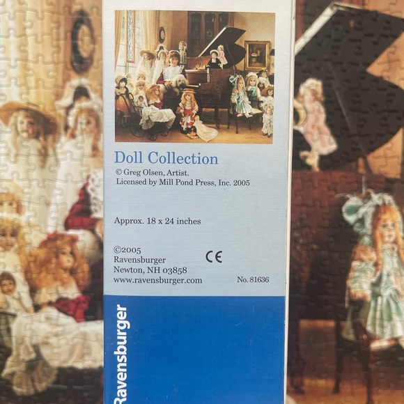 Ravensburger 500 piece Vintage Doll Scene Puzzle Complete🧩 - Picture 6 of 6